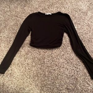 Antistar boutique black crop top, S